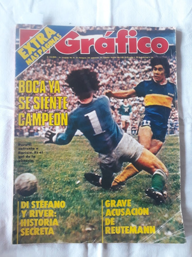Revista El Grafico Nº 3226 Año 1981 Boca - Maradona