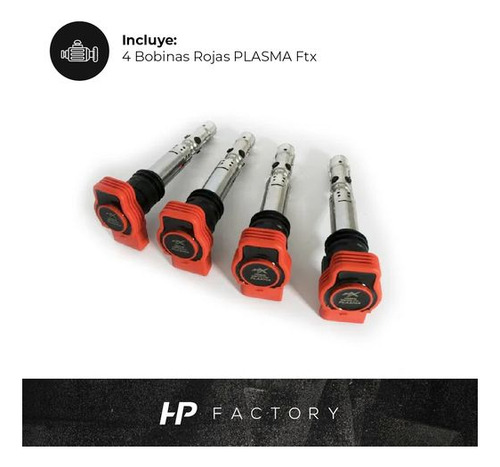 Imagen 3 de 10 de Bobina Roja Red Plasma Ftx Audi Vw 1.8 T - 4 Unidades