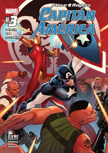 Capitán América Steve Rogers #3 Comic Original Ovni Español