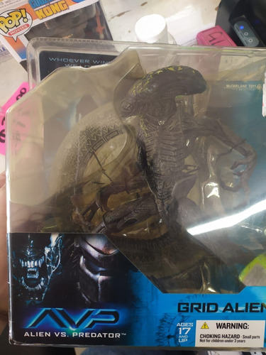 Grid Alien, Alien Vs. Predator, Mcfarlane Toys, 2004