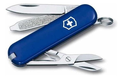 Navaja De Bolsillo Victorinox Swiss Army Classic Sd, Azul Co