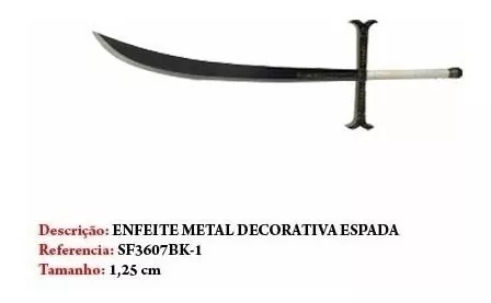 Espada Dracule Mihawk One Piece Cosplay Promocao