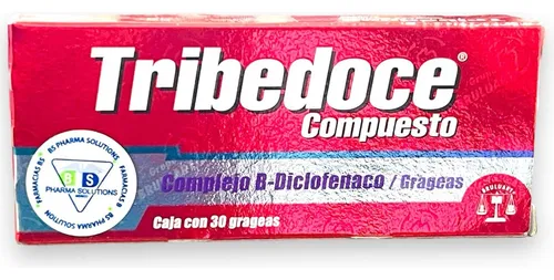 comprar Tribedoce Compuesto Complejo B Diclofenaco C\u002F30 Grageas 
