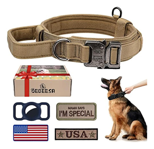 Collar Táctico Militar Ajustable Para Perro: