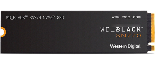 Disco Sólido 1tb Nvme Wd Black Sn770 Ssd Gaming Pcie Gen4