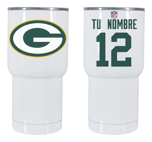  Green Bay Packers Termo Personalizado Doble Pared 20oz