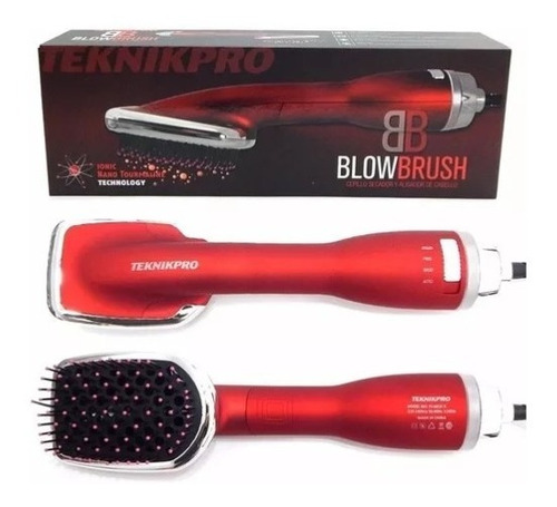 Cepillo Secador Y Alisador De Cabello Teknikpro Blow Brush