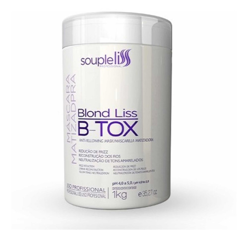 Botox Blond Liss B-tox Matizador 1kg - Soupleliss