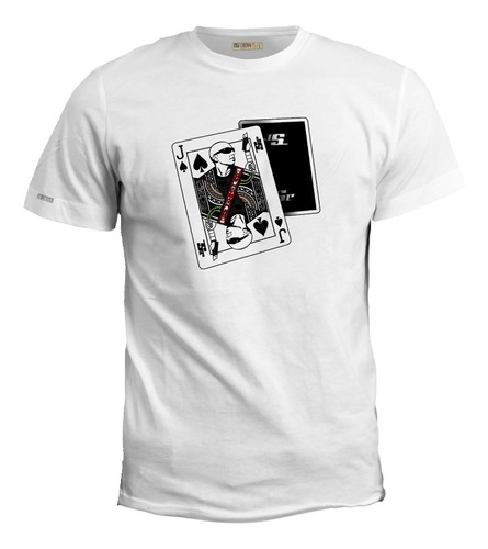 Camiseta Joe Satriani En Carta De Poker Guitarrista Rock Irk