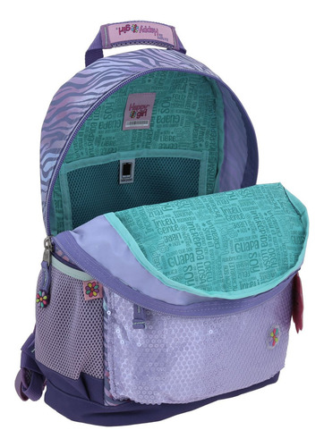 Mochila Grande Escolar Chenson Happy Girl Zed Hg66462-u