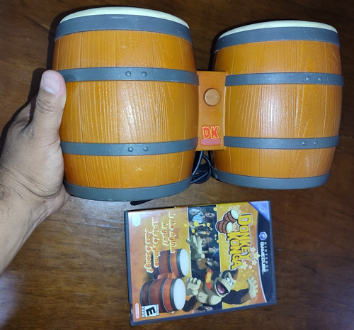 Juego Nintendo Gamecube Donkey Konga + Bongo Controller 