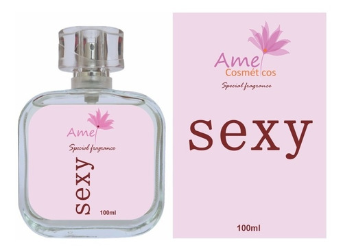 Perfume Feminino Sexy Amei Cosméticos 100 Ml