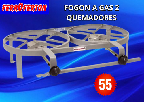 Fogon Reverbero 2 Quemadores Cavegas