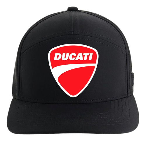 Gorra Ducati Racing 5 Paneles Premiun Black