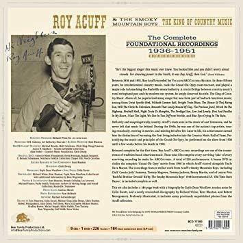 Acuff Roy & Smoky Mountain Boys King Of Country Music Founda
