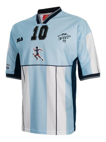 Camiseta Argentina Partido Homenaje Diego Maradona Fila 2001