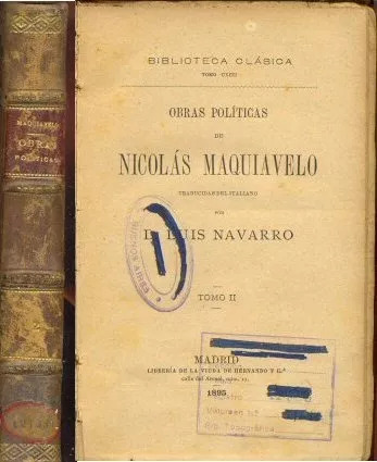 Nicolas Maquiavelo: Obras Politicas (tomo 2)