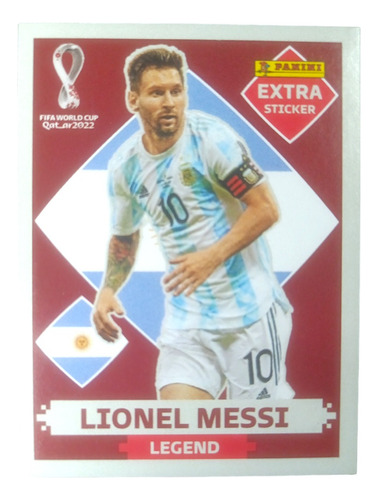 Extra Stickers Legends Lionel Messi Base Qatar 2022 Panini