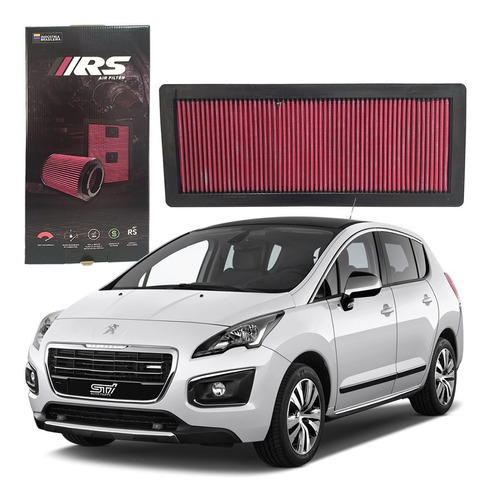 Filtro Ar Esportivo Inbox Peugeot 3008 Allure 2011 Rs