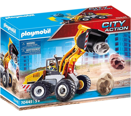 Playmobil City Action 70445 Cargadora Frontal