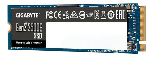 Unidad Estado Solido Ssd M.2 500gb Gigabyte 2500e 2300mbs Color Azul