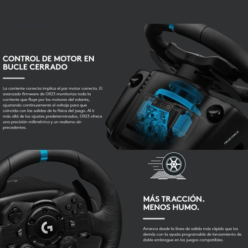 Imagen 3 de 10 de Volante De Carreras Logitech G923 Trueforce, Pc / Ps5 | Ps4