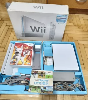 Consola Nintendo Wii Retrocompatible Completa Excelente !!