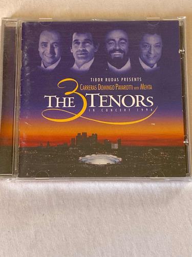 Carreras Domingo Pavarotti / The 3 Tenors Cd 1994 Canada Imp