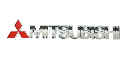 Emblema Mitsubishi Cromado 