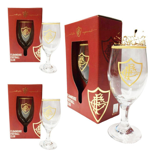 Kit 3 Taças Windsor 330ml Vidro Cerveja Coquetel Chopp Bar