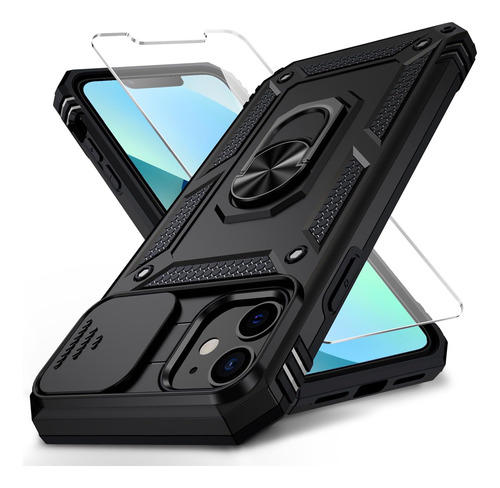 Vinve Funda Para iPhone 12 Mini Con Cubierta De Lente De Hd,