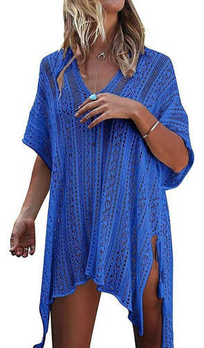 Salida De Playa Pareo Cover Up Baño Ropa Vestido Mujer