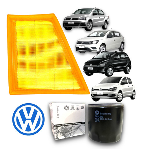 Kit Filtros De Aceite Original Y Aire Vw Suran Gol Trend Fox