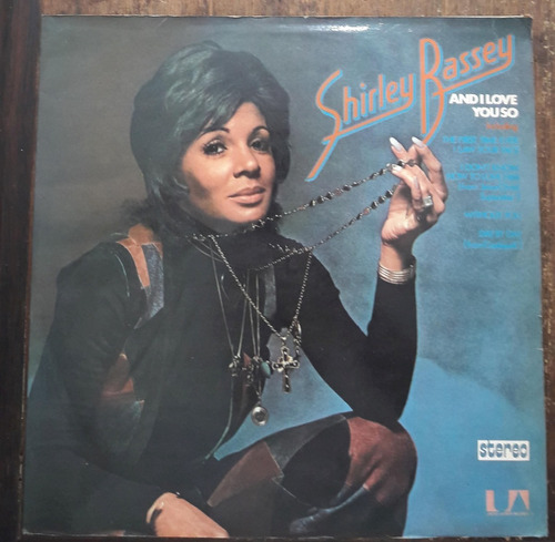 Lp Vinil (vg+) Shirley Bassey And I Love You So Ed. Br 1973