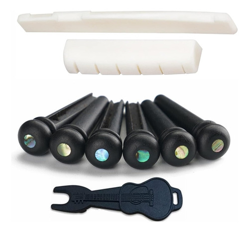 Tuerca De Sillín Miwayrer Bone Bridge Para Guitarra Acústica
