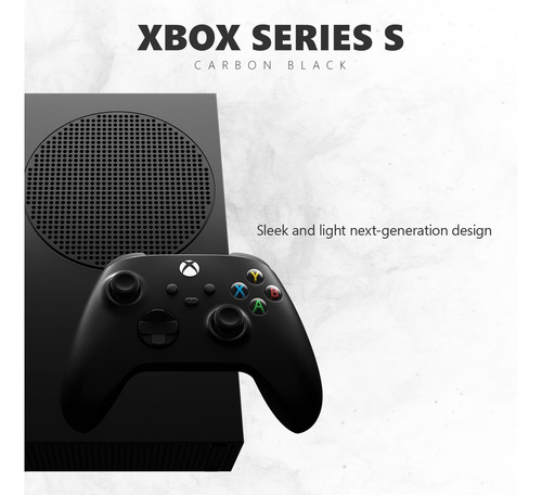 Consola De Juegos Xbox Microsoft Series S 1tb Ssd Carbon Bla