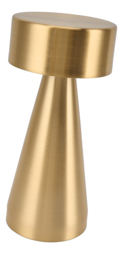 D Sensor De Toque De Mesa Led Portátil De Metal Dourado De