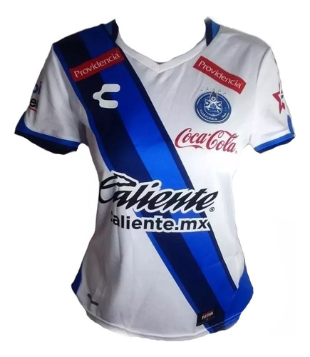 Playera Jersey Club Puebla 5018064.0 Para Dama Azul