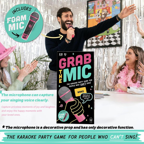 Juego Grab The Mic, Juego De Fiesta Grab The Mic,
