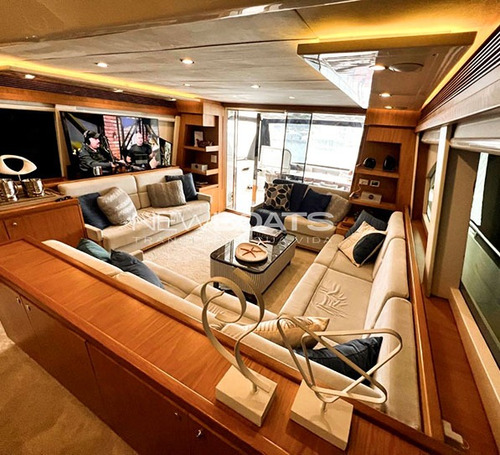 Ferretti 75 2x Mtu V10 1600 Hp Ñ Schaefer Princess Azimut