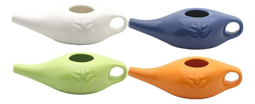 Limpiador De Nariz Neti Pot De Cerámica De 250 Ml, Azul