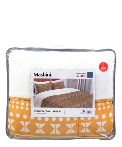 Plumon Coral Print Sherpa 2 Plaza Adis Mashini Estampado