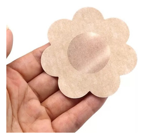 X10 Parches Cubre Pezon Adhesivo Flor Invisible Parche