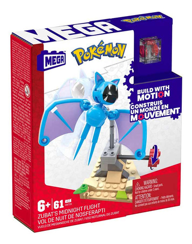 Mega Pokémon Vuelo En El Desierto De Zubat 61 Piezas