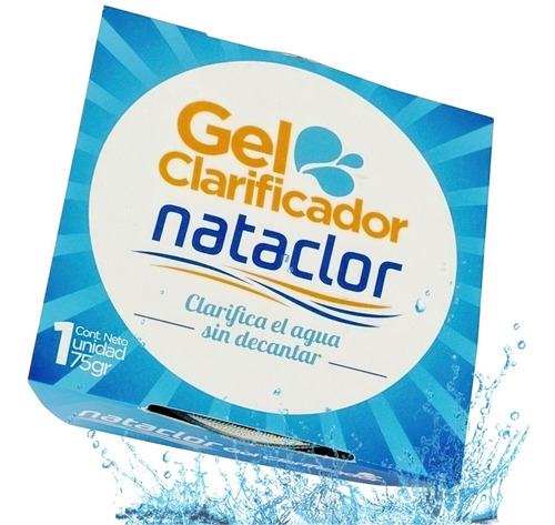 Gel Clarificador Nataclor 75grs Potencia Filtro Pileta Cloro