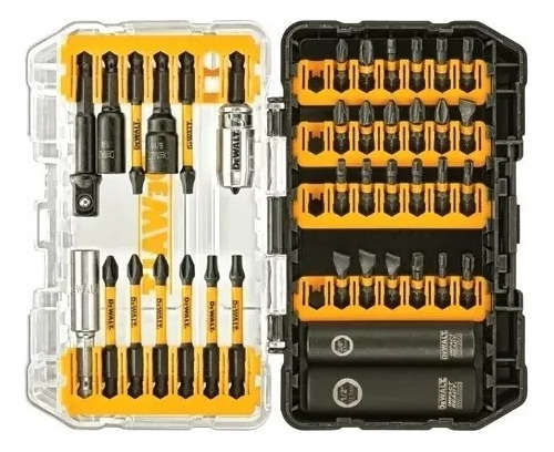 Set Puntas Y Tubos Dewalt Flextorq Impact Ready - 40 Piezas