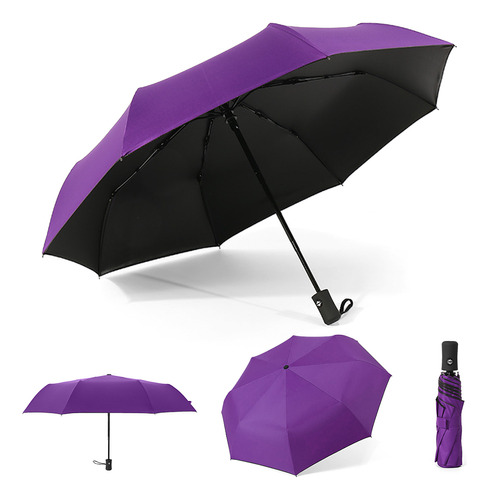 Paraguas Umbrella Travel Sun&rain A Prueba De Viento