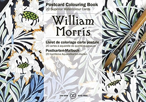 William Morris Postal Libros Para Colorear Ingles Espanol Fr