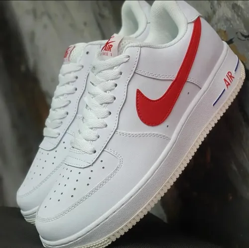 Nike Air Force One Rojos Con Blanco MercadoLibre