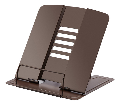 Imagen 1 de 9 de Soporte De Metal Portátil Ajustable Para Libro, 5 Ángulos